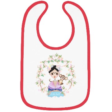 Discover Frida Kahlo girl's Bibs