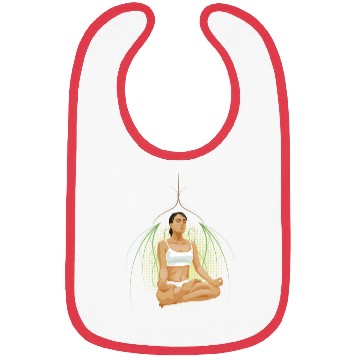 Discover Yoga Woman Bibs