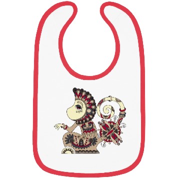 Discover Aztec Monkey Bibs