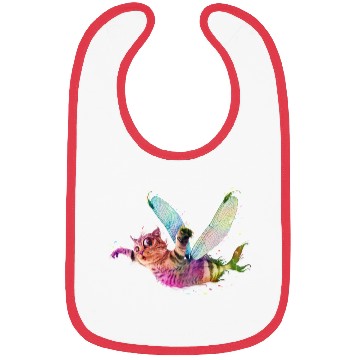 Discover Psychedelic flying catfish Bibs