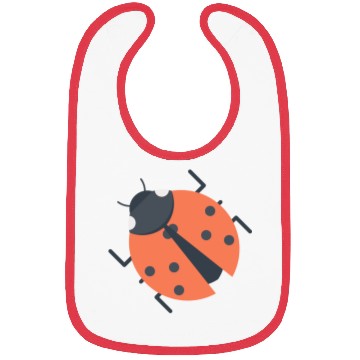 Discover Ladybug Bibs
