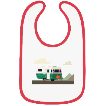 Discover camper in the mountains Bibs