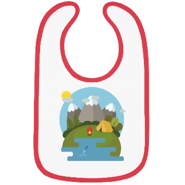 Discover camping nature Bibs