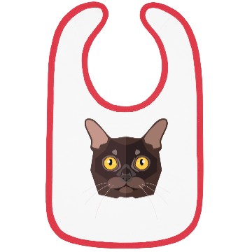 Discover brown cat Bibs