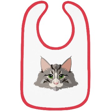 Discover grey cat Bibs