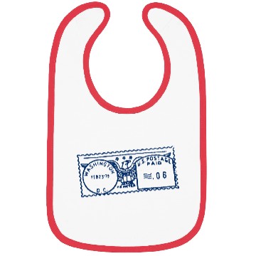 Discover Vintage Post Stamp Bibs