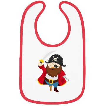 Discover Pirate captain Bibs