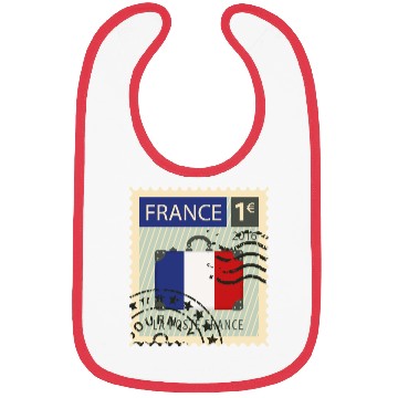 Discover stamp france Bibs