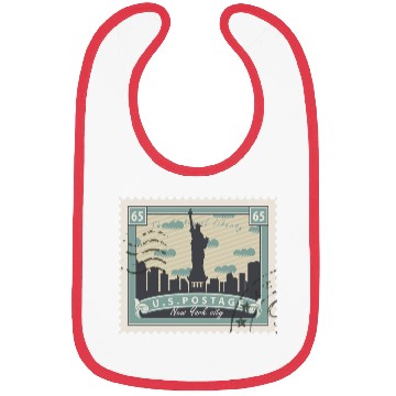 Discover Countries Flags new york Bibs