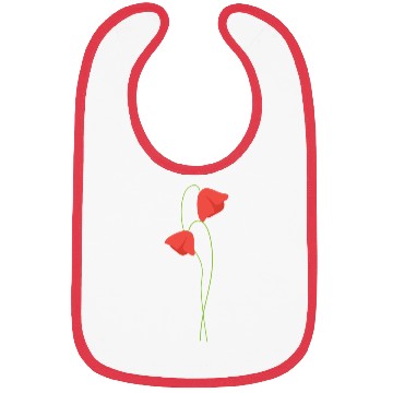 Discover Poppy flower Bibs
