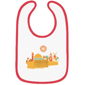 Discover jerusalem Bibs