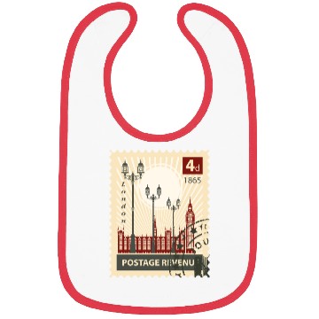 Discover london stamp Bibs