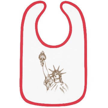 Discover statue of liberty Bibs