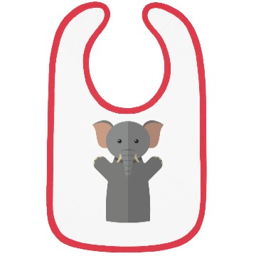 Discover Hand puppet elephant Bibs