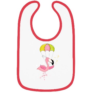 Discover flying flamingo Bibs