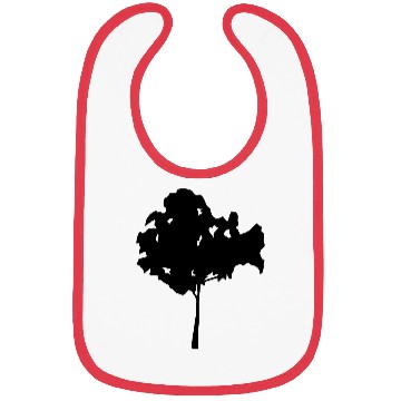 Discover tree silhouette Bibs