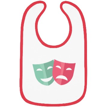 Discover theater mask Bibs
