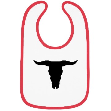 Discover buffalo skull Bibs