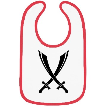 Discover crossed sabre Bibs