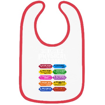 Discover The Laws Of Physical Therapy Awesome Therapist Bibs