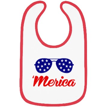 Discover 'Merica Bibs