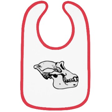 Discover ape skull Bibs