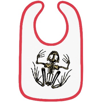 Discover Frog skeleton Bibs