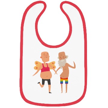 Discover Gay pride couple Bibs