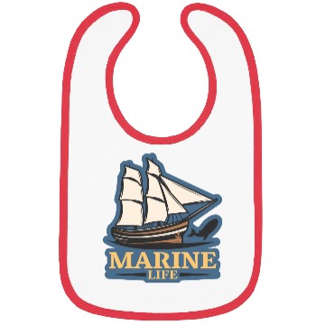 Discover marine life logo Bibs
