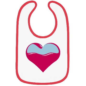 Discover Ocean heart Bibs