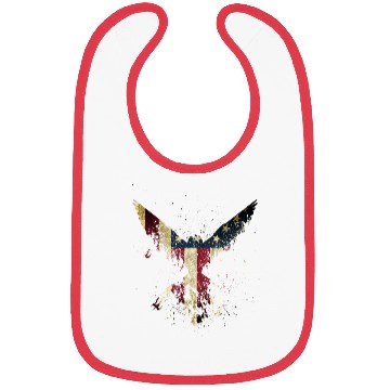 Discover Merica Eagle American eagle with US flag Bibs