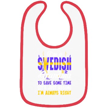 Discover Im A Swedish Grandma Bibs