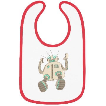 Discover 05 robot 13 png vectorstock 4842445 Bibs