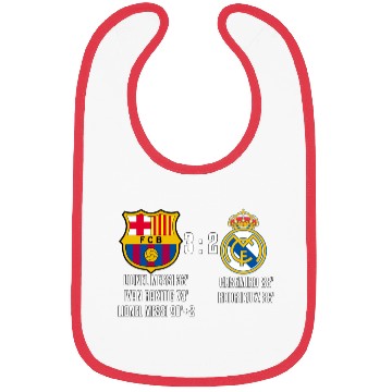 Discover FC Barcelona 3 - 2 Real Madrid Bibs