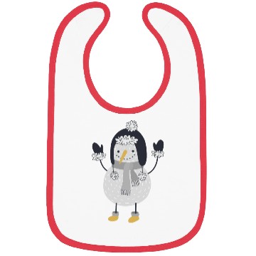 Discover snowman Bibs