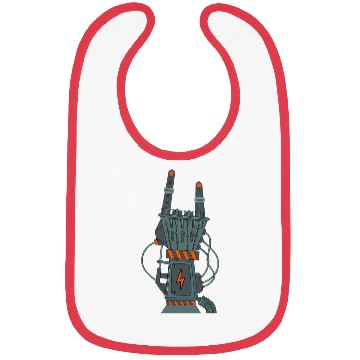 Discover hard rock horns robot Bibs