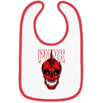 Discover punk skull Bibs