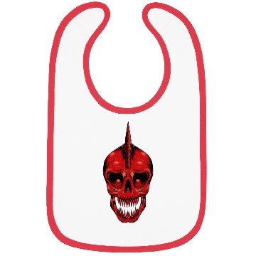 Discover punk skull Bibs