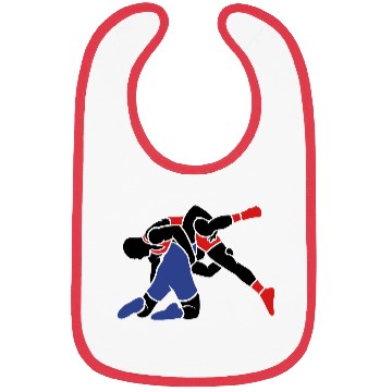 Discover wrestling throw Bibs