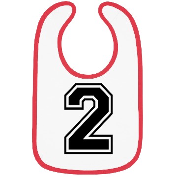 Discover Number 2 two College Style Bibs