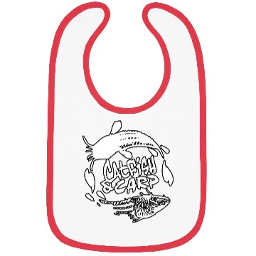 Discover Catfish & Carp B&W Logo Bibs