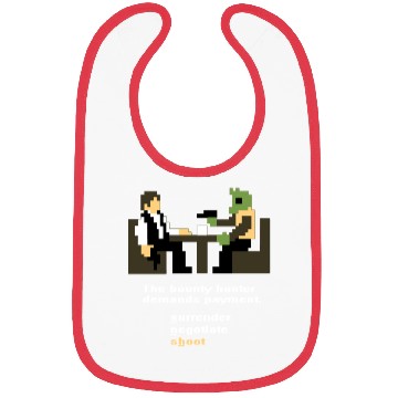 Discover Han and Greedo 8-Bit Bibs