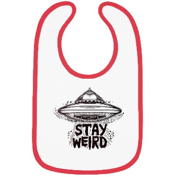 Discover Stay Weird Bibs
