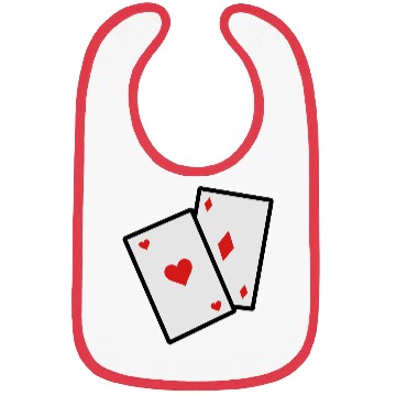 Discover Gambling Poker Cards Bibs