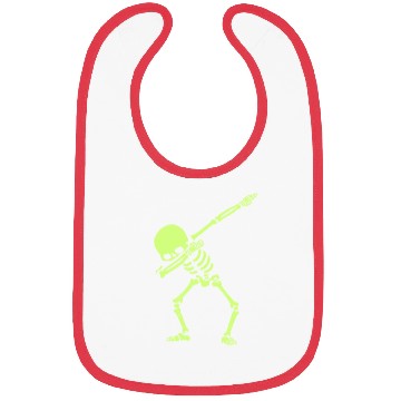 Discover Dabbing Skeleton Dab Hip Hop Skull Dab Glow Effect Bibs