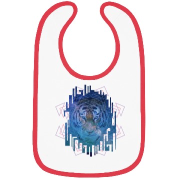 Discover Space Tiger Bibs