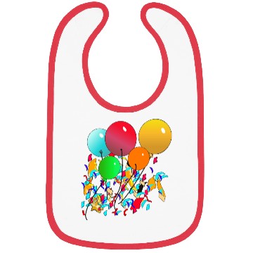 Discover Balloons Bibs