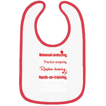 Discover Music Teacher Bibs