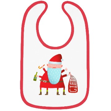 Discover Santa Claus Bibs