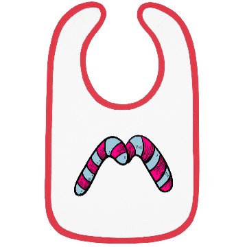 Discover Candy canes "M" Bibs